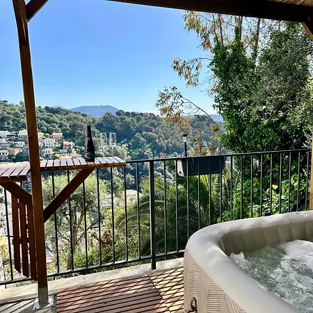 Romantique Avec Jacuzzi Prive - Apercu - Terrasse - Parking Gratuit 아파트
