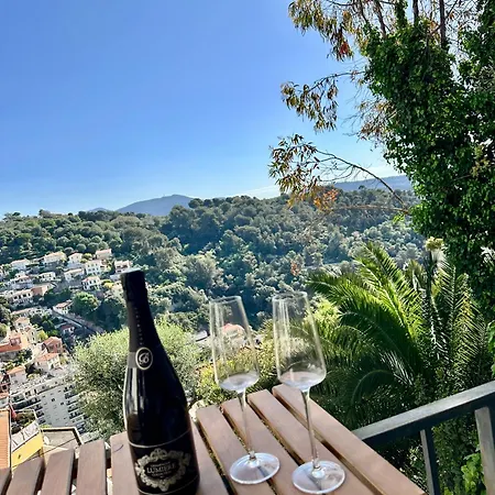 아파트 Romantique Avec Jacuzzi Prive - Apercu - Terrasse - Parking Gratuit *